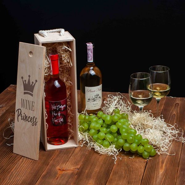 Коробка для вина на одну бутылку "Wine princess" BD-box-06 фото