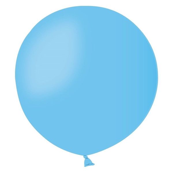 Шар мини-гигант пастель голубой 1102-0389 фото
