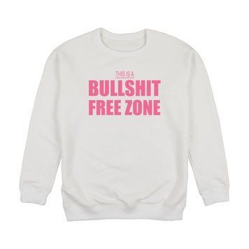 Світшот унісекс "Bullshit Free Zone" HH-30 фото