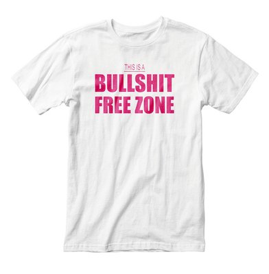 Футболка мужская "Bullshit Free Zone" HH-3 фото