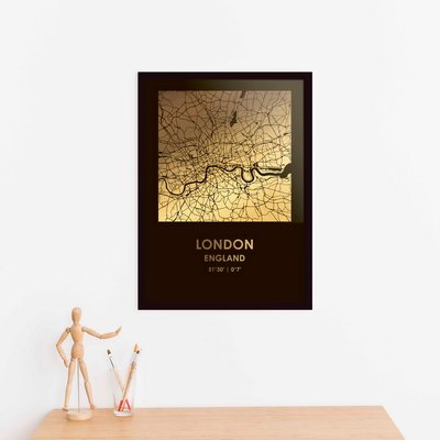 Постер "Карта города" персоналізований А3 BD-pl-40 фото