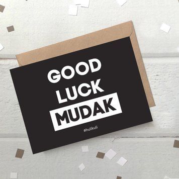Листівка "Good Luck Mudak" HK-96 фото