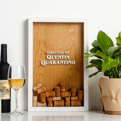 Копілка для винних корків "Quentin Quarantino" HK-vin-12 фото