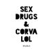 Свитшот унисекс "Sex, Drugs and Corvalol" белый HK-76 фото 6